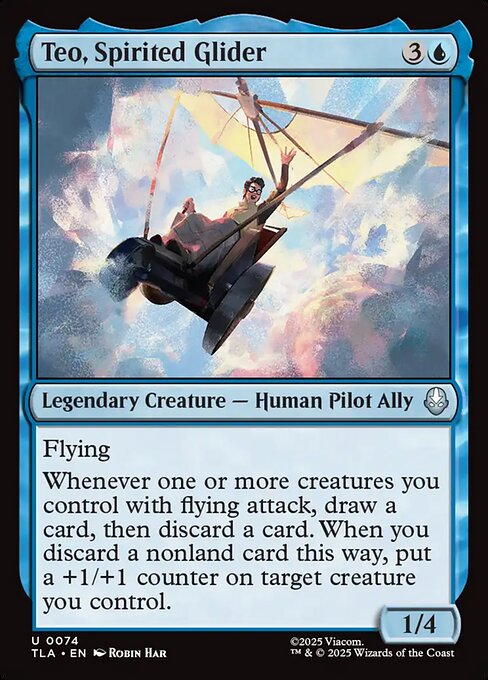 Teo, Spirited Glider #74 [TLA] [ENG] NM Foil