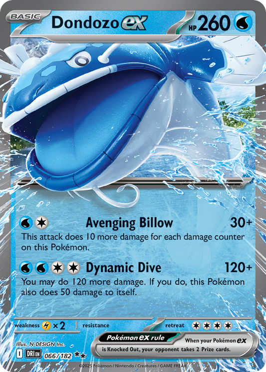 Dondozo ex #66 [SV10] [ENG] NM Holo Sparkling