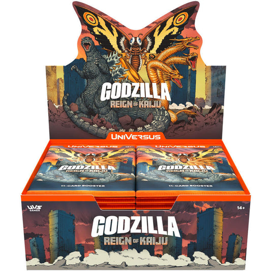 UniVersus — Godzilla Reign Of Kaiju- Booster Display