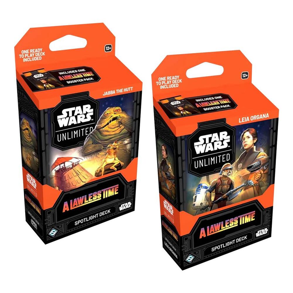 Star Wars Unlimited — A Lawless Time: Spotlight Decks — Par Leia Organa & Jabba the Hutt (Inglés)