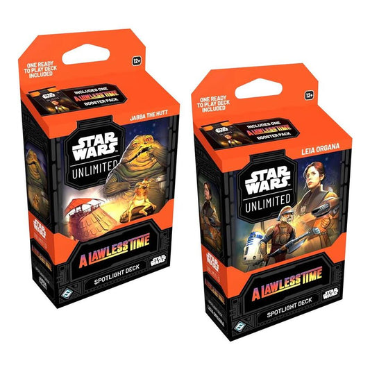 Star Wars Unlimited — A Lawless Time: Spotlight Decks — Par Leia Organa & Jabba the Hutt (Inglés)