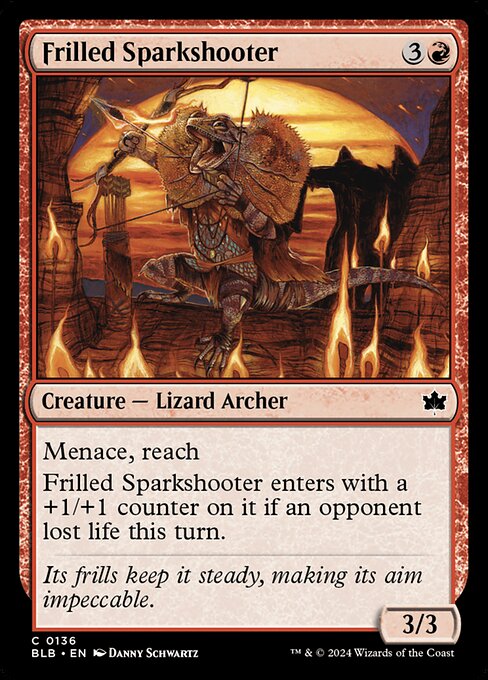 Frilled Sparkshooter #136 [BLB] [ENG] NM