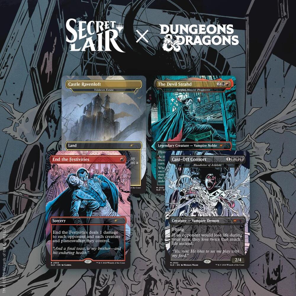 Magic Secret Lair: Dungeons & Dragons: Strahd's Descent