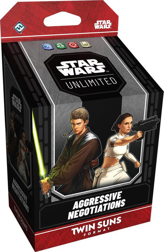 Star Wars Unlimited — Twin Suns: Aggressive Negotiations Deck (Inglés)