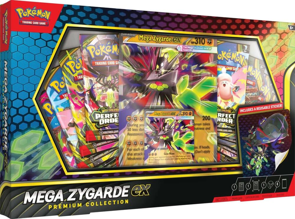 Pokémon TCG — Mega Zygarde EX Premium Collection — En Español