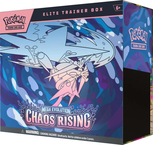 Pokémon TCG — Mega Evolution 04 Chaos Rising- Elite Trainer Box — En Español