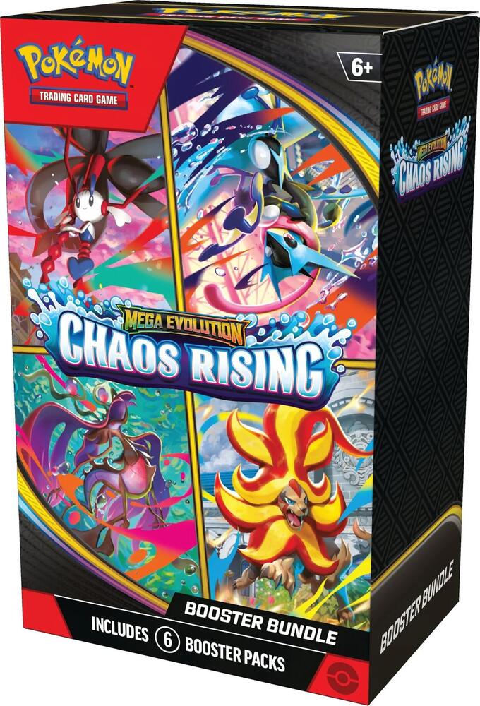 Pokémon TCG — Mega Evolution 04 Chaos Rising- Booster Bundle — En Español