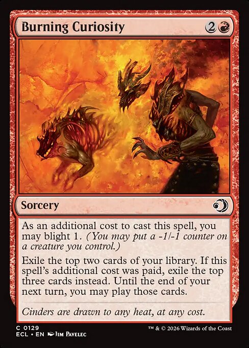 Burning Curiosity #129 [ECL] [ENG] NM