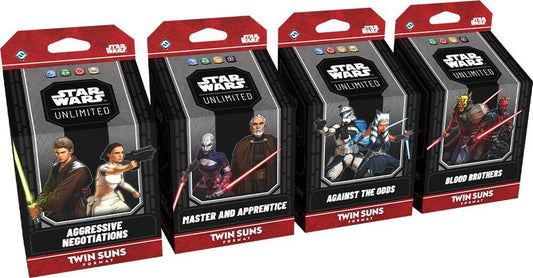 Star Wars Unlimited — Twin Suns: 4-Deck Bundle (Inglés)
