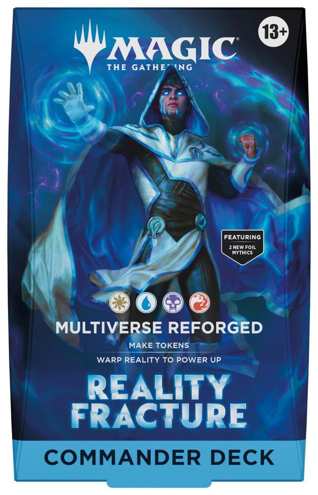 Reality Fracture Commander Deck — Caja de 4 mazos