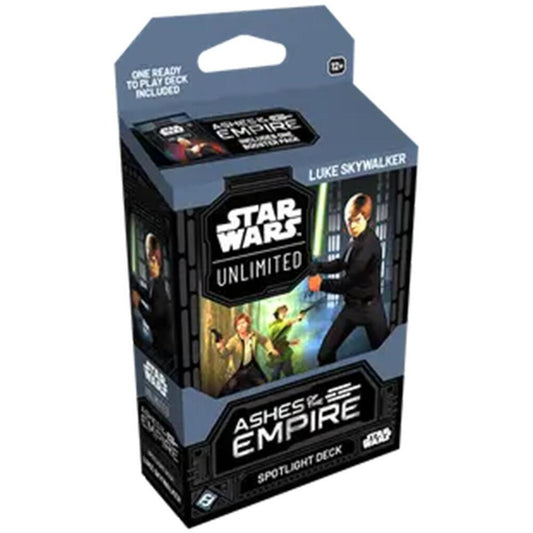 Star Wars Unlimited — Ashes of the Empire: Spotlight Deck Luke Skywalker (Inglés)