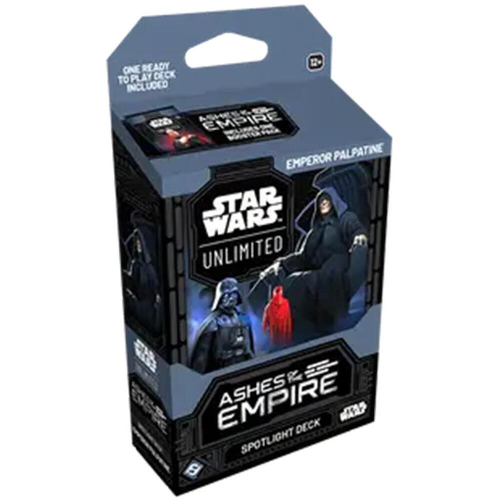 Star Wars Unlimited — Cenizas del Imperio: Spotlight Deck Emperador Palpatine (Español)