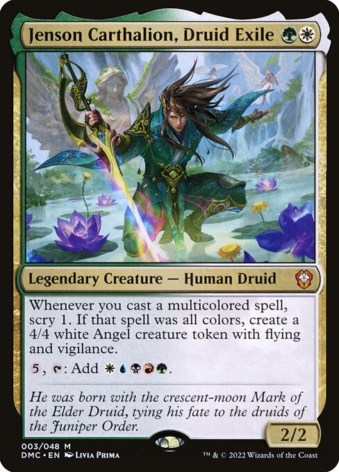 Jenson Carthalion, Druid Exile #3 [DMC] [ENG] NM Foil