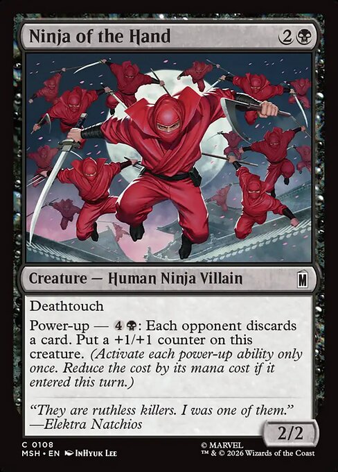 Ninja of the Hand #108 [MSH] [ENG] NM