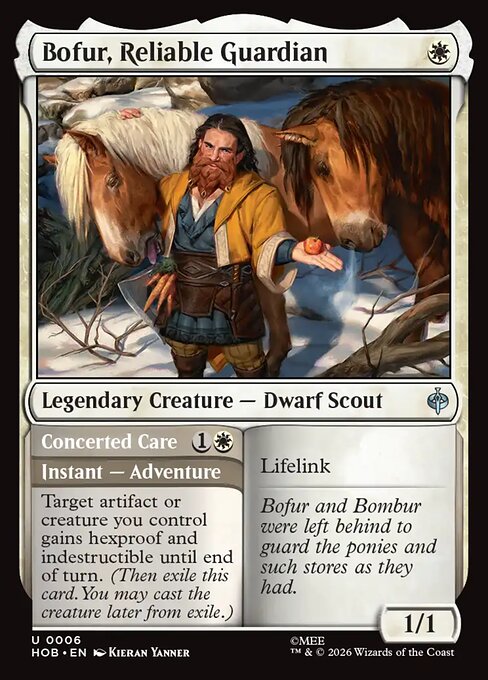 Bofur, Reliable Guardian // Concerted Care #6 [HOB] [ENG] NM