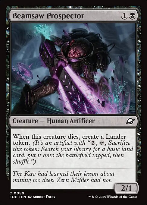 Beamsaw Prospector #89 [EOE] [ENG] NM Foil