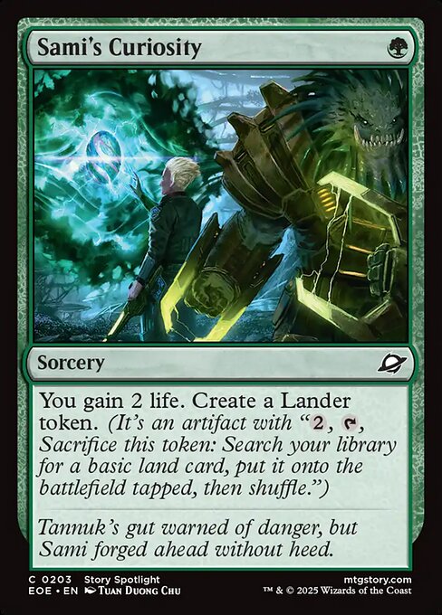 Sami's Curiosity #203 [EOE] [ENG] NM Foil