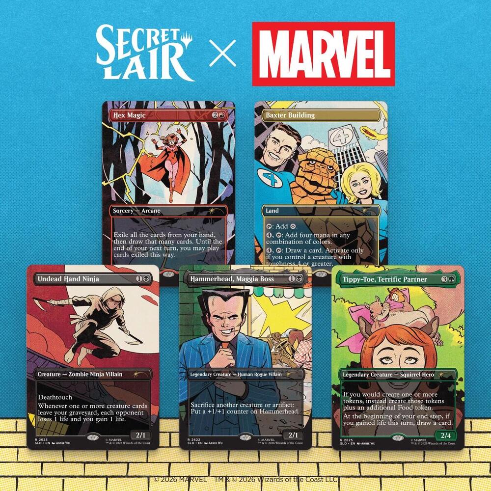 Magic Secret Lair: Marvel: Spinner Rack Specials