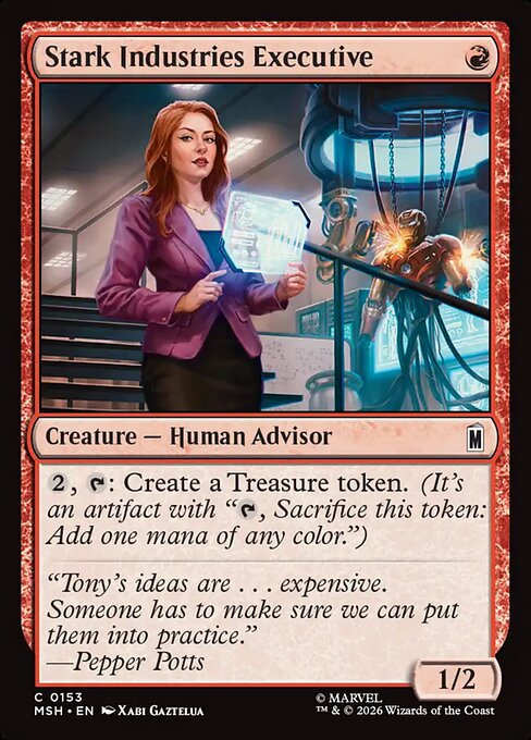 Stark Industries Executive #153 [MSH] [ESP] NM