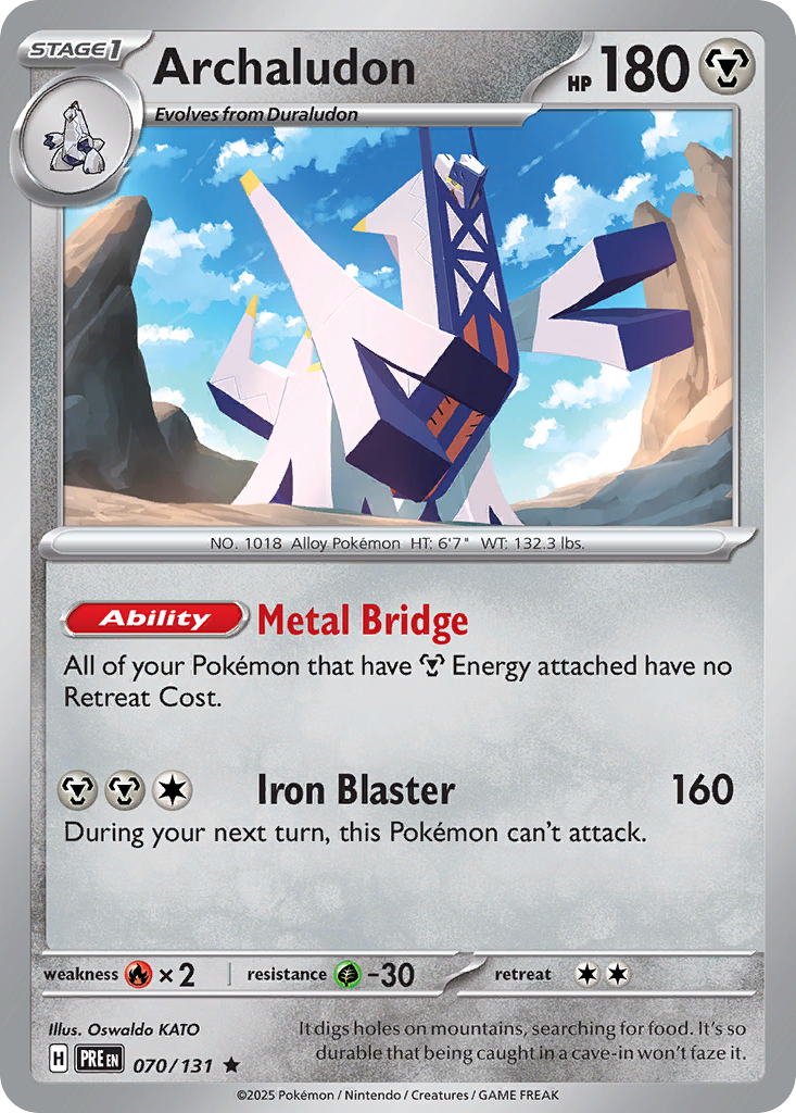 Archaludon #70 [SV8PT5] [ENG] NM Holo Energy