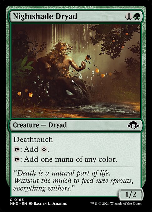 Nightshade Dryad #163 [MH3] [ENG] NM