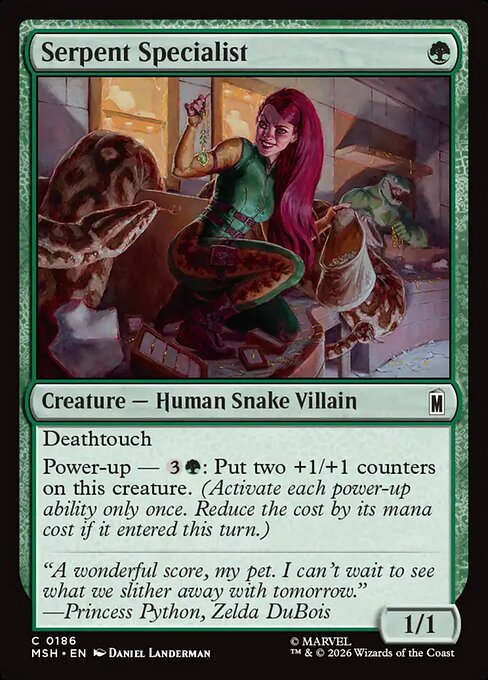 Serpent Specialist #186 [MSH] [ENG] NM Foil