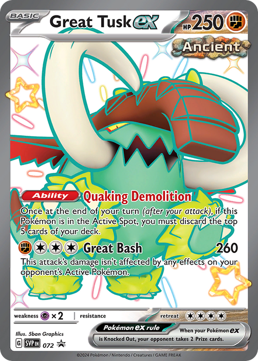 Great Tusk ex #72 [SVP] [ENG] NM Holo