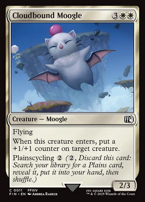 Cloudbound Moogle #11 [FIN] [ENG] NM Foil