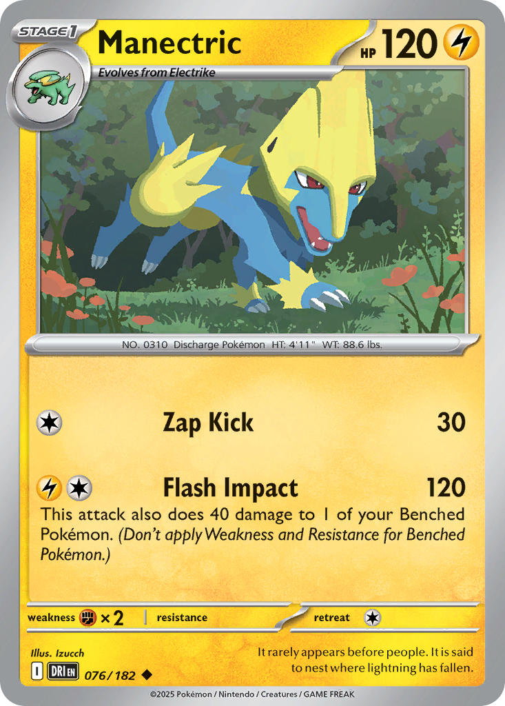 Manectric #76 [SV10] [ENG] NM Reverse Holo Energy