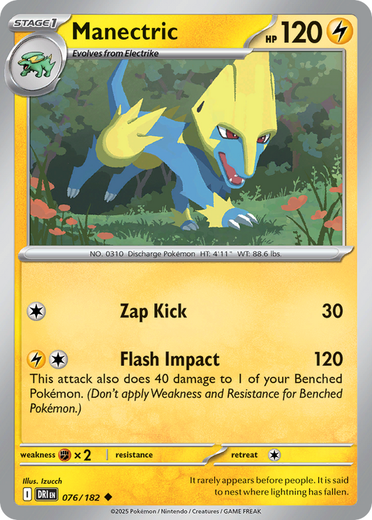 Manectric #76 [SV10] [ENG] NM Reverse Holo Energy