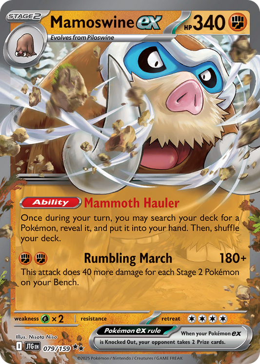 Mamoswine ex #79 [SV9] [ESP] NM Holo Sparkling