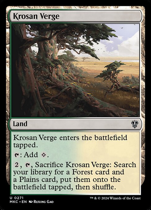 Krosan Verge #271 [MKC] [ENG] NM