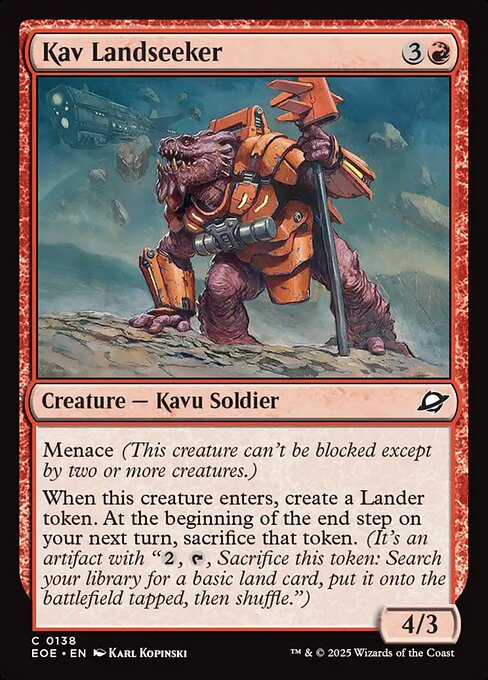 Kav Landseeker #138 [EOE] [ENG] NM Foil