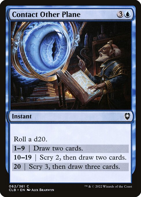 Contact Other Plane #62 [CLB] [ENG] NM Foil