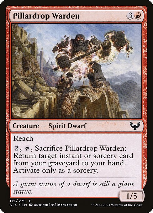 Pillardrop Warden #112 [STX] [ENG] NM