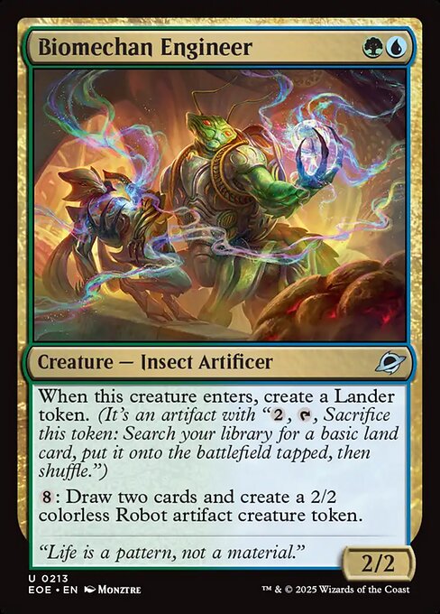Biomechan Engineer #213 [EOE] [ENG] NM Foil