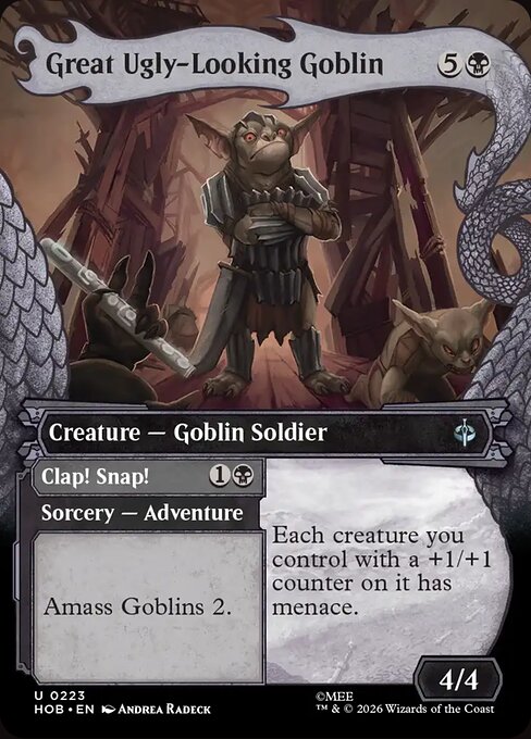 Great Ugly-Looking Goblin // Clap! Snap! #223 [HOB] [ESP] NM