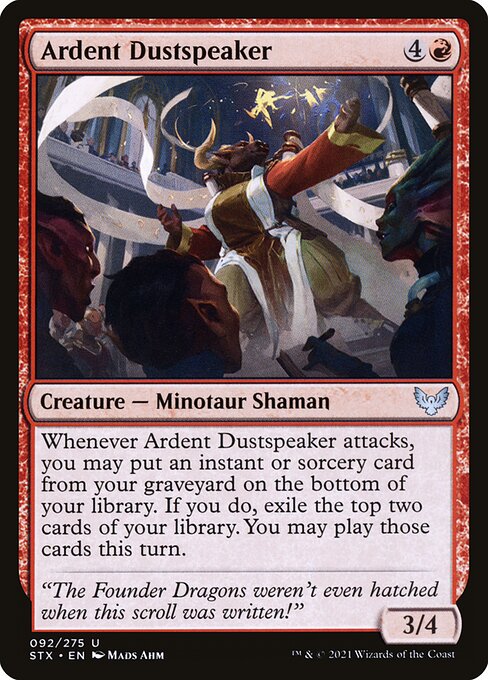 Ardent Dustspeaker #92 [STX] [ENG] NM