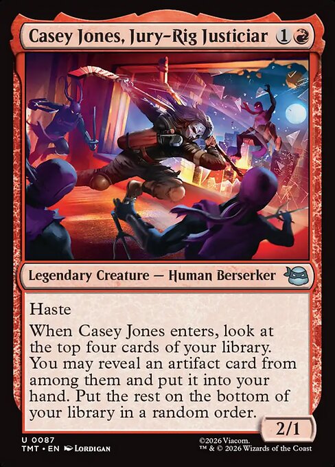 Casey Jones, Jury-Rig Justiciar #87 [TMT] [ENG] NM