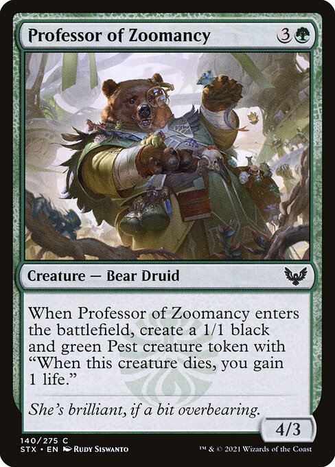 Professor of Zoomancy #140 [STX] [ENG] NM