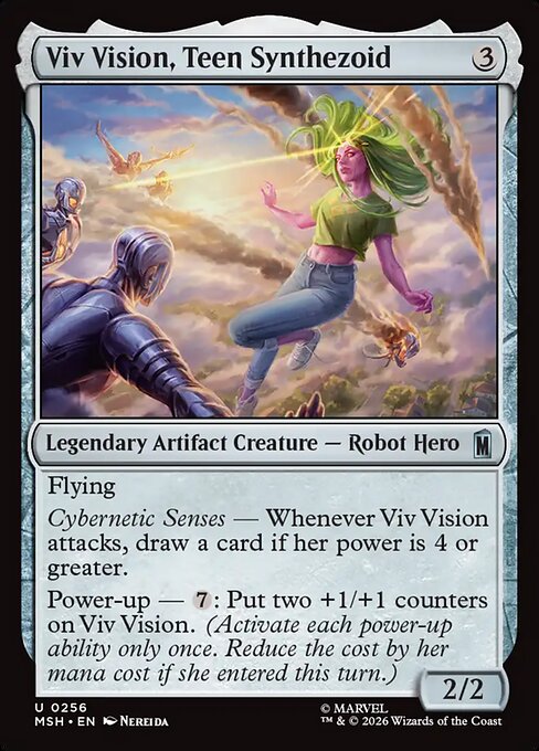 Viv Vision, Teen Synthezoid #256 [MSH] [ENG] NM