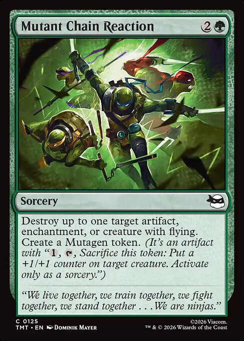 Mutant Chain Reaction #125 [TMT] [ENG] NM Foil