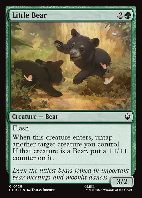 Little Bear #128 [HOB] [ENG] NM Foil