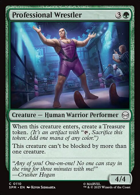 Professional Wrestler #110 [SPM] [ENG] NM Foil