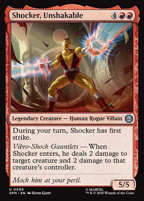 Shocker, Unshakable #89 [SPM] [ENG] NM Foil