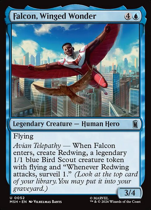 Falcon, Winged Wonder #52 [MSH] [ENG] NM