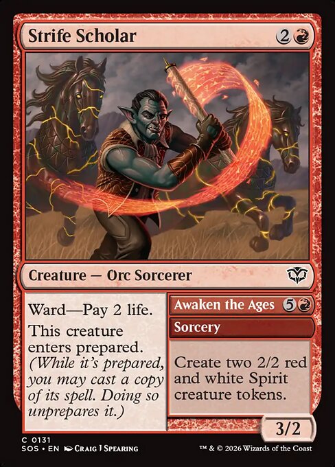 Strife Scholar // Awaken the Ages #131 [SOS] [ENG] NM