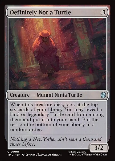 Definitely Not a Turtle #98 [TMC] [ENG] NM