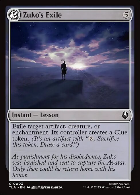 Zuko's Exile #3 [TLA] [ENG] NM