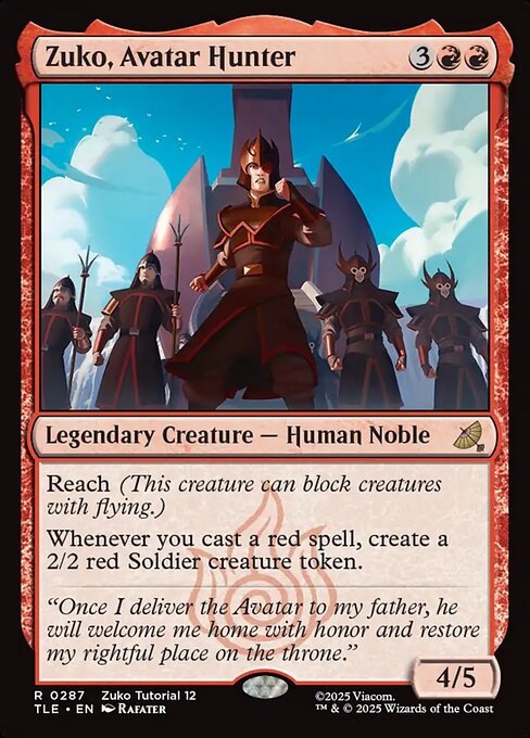 Zuko, Avatar Hunter #287 [TLE] [ENG] NM